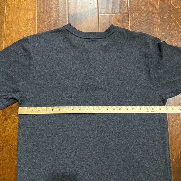 Carhartt Loose Fit Henley Dark Gray Pocket T-Shirt Men's Size Medium - Picture 6 of 7